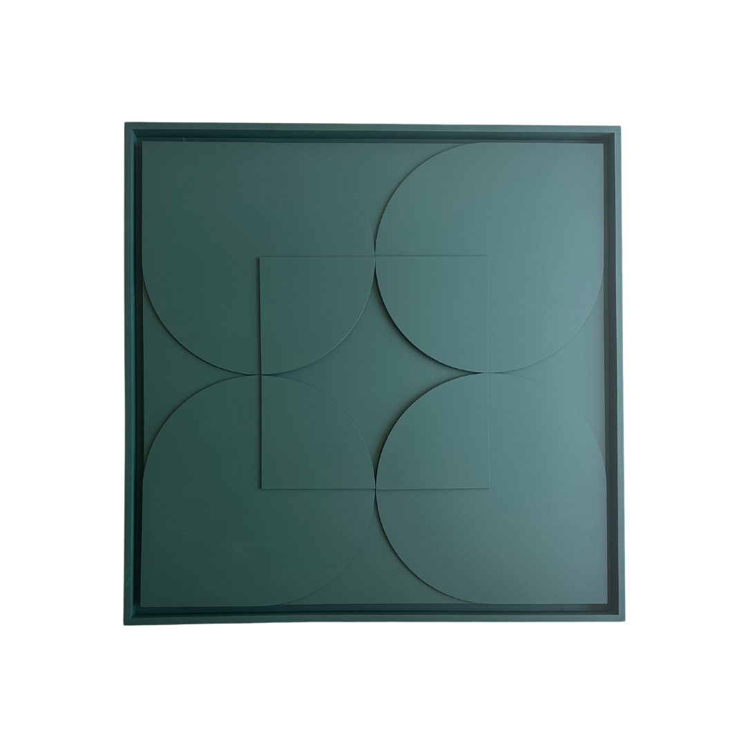 All Green 4 Circles (800 mm x 800 mm)